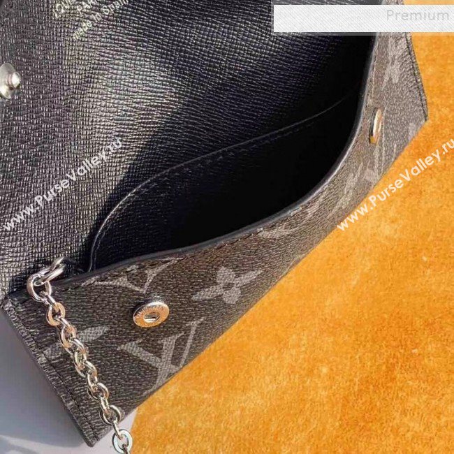 Louis Vuitton Monogram Eclipse Canvas Key Holder and Coin Purse M60029 (KIKI-9111942)