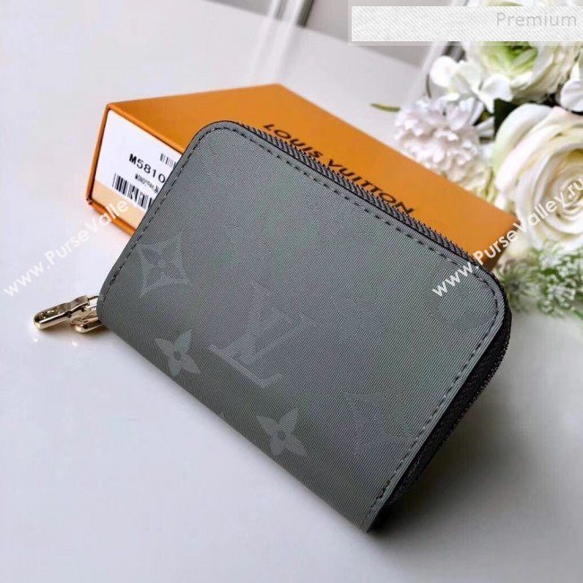 Louis Vuitton Monogram Canvas Key Holder and Coin Purse M58106 Light Grey (KIKI-9111945)