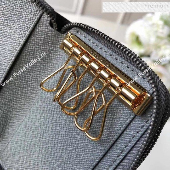 Louis Vuitton Monogram Canvas Key Holder and Coin Purse M58106 Light Grey (KIKI-9111945)