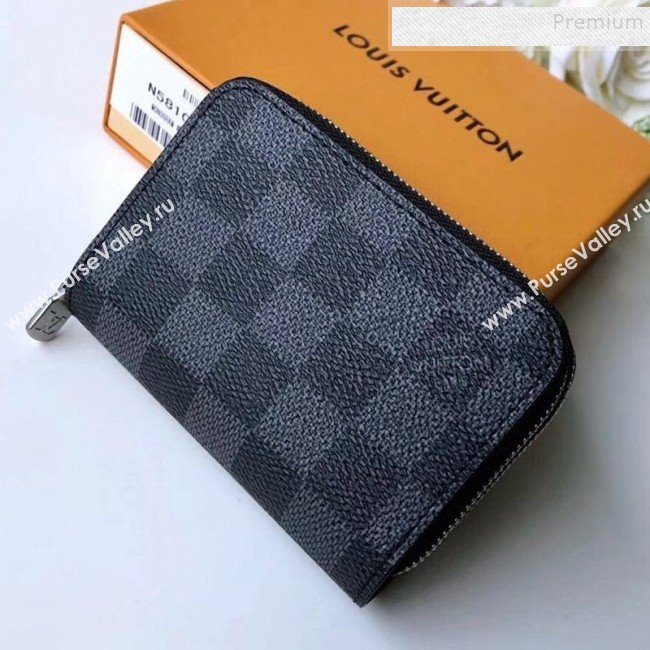 Louis Vuitton Damier Graphite Canvas Key Holder and Coin Purse M58106  (KIKI-9111944)