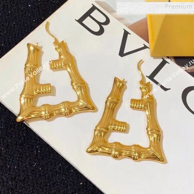 Fendi Prints On Earrings Gold 2019 (YF-9112233)