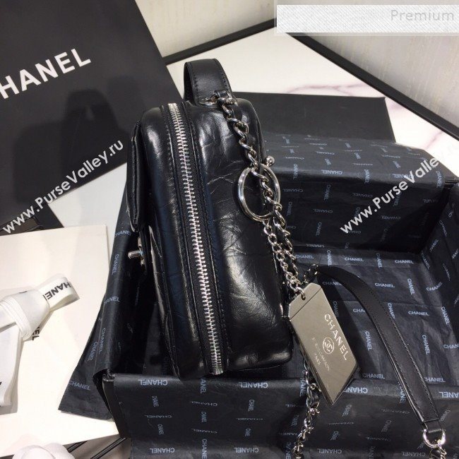 Chanel Quilted Vintage Leather Camera Case Bag AS1323 Black 2020 (FM-9112320)