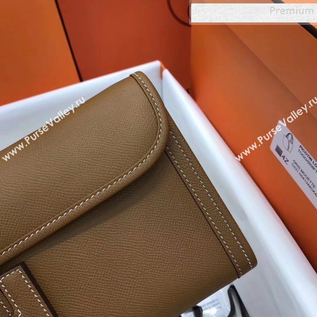 Hermes Jige Elan 29 Epsom Leather Clutch Bag Brown 2019 (XY-9112972)