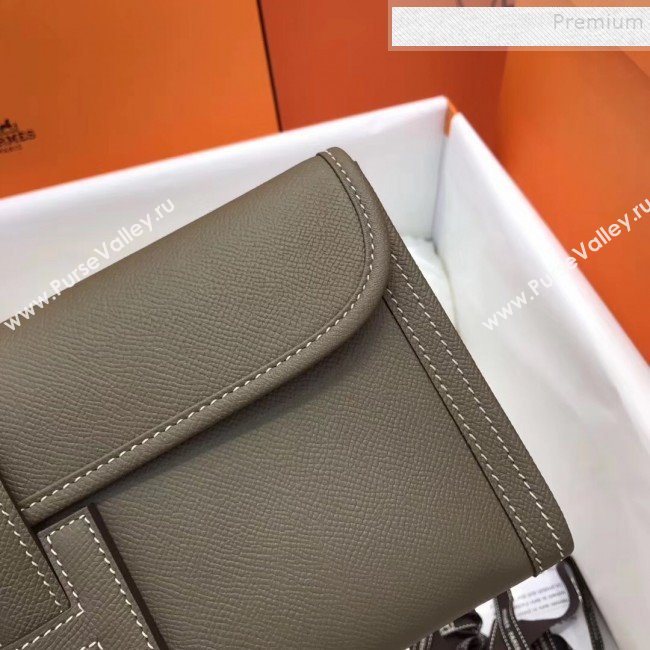 Hermes Jige Elan 29 Epsom Leather Clutch Bag Grey 2019 (XY-9112976)