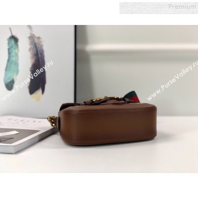 Gucci GG Canvas Small Horsebit Shoulder Bag 384821 Brown 2019 (DLH-9112530)