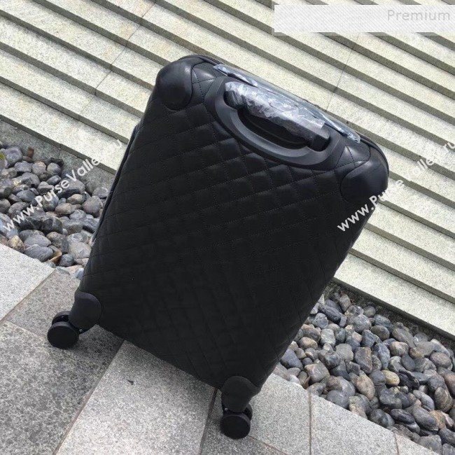Chanel Quilted Calfskin Luggage 20 Inch with Silver Hardware 2019 (YS-9112715)
