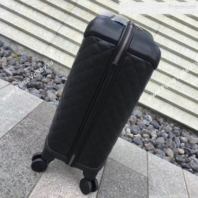 Chanel Quilted Calfskin Luggage 20 Inch with Silver Hardware 2019 (YS-9112715)