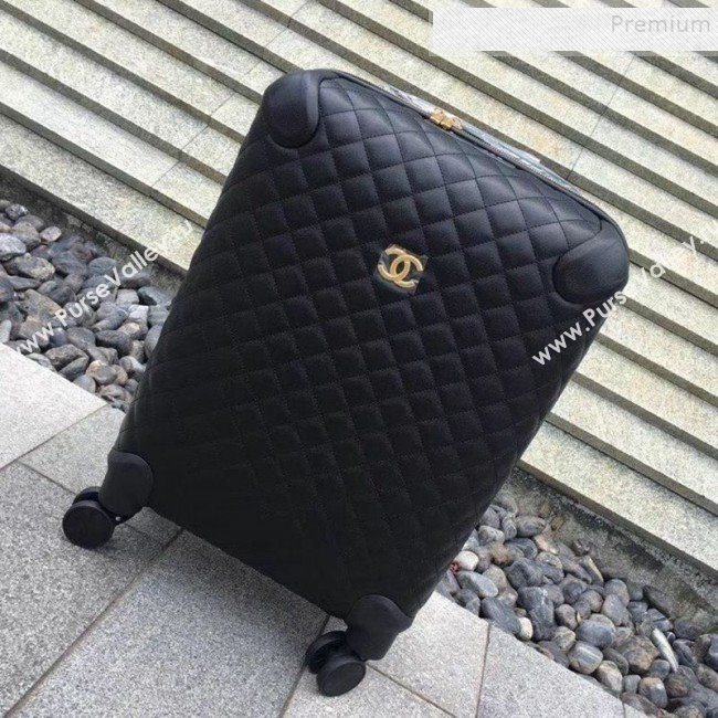 Chanel Quilted Calfskin Luggage 20 Inch with Gold Hardware 2019 (YS-9112716)
