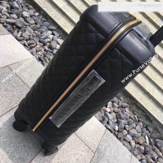 Chanel Quilted Calfskin Luggage 20 Inch with Gold Hardware 2019 (YS-9112716)