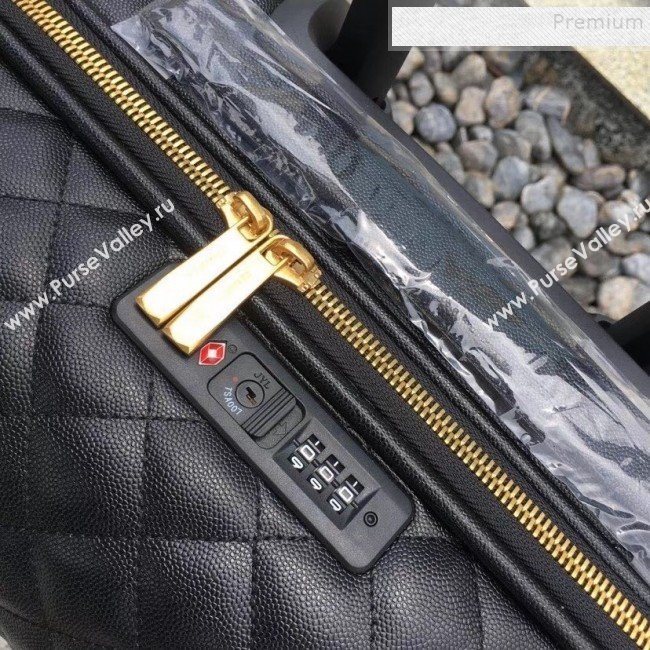 Chanel Quilted Calfskin Luggage 20 Inch with Gold Hardware 2019 (YS-9112716)