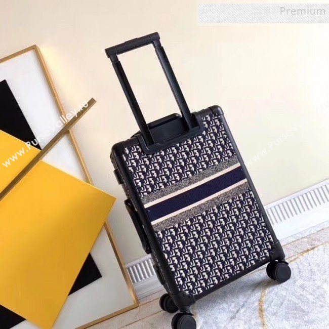 Dior Saddle Oblique Canvas Luggage 20 Inch 2019 (YS-9112718)