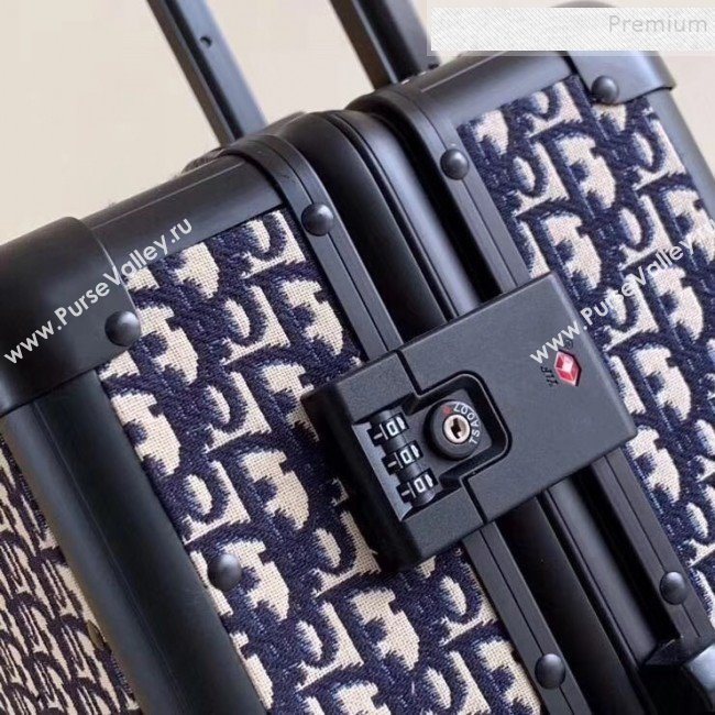 Dior Saddle Oblique Canvas Luggage 20 Inch 2019 (YS-9112718)