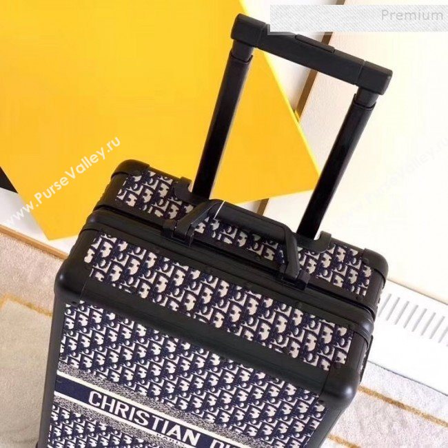 Dior Saddle Oblique Canvas Luggage 20 Inch 2019 (YS-9112718)