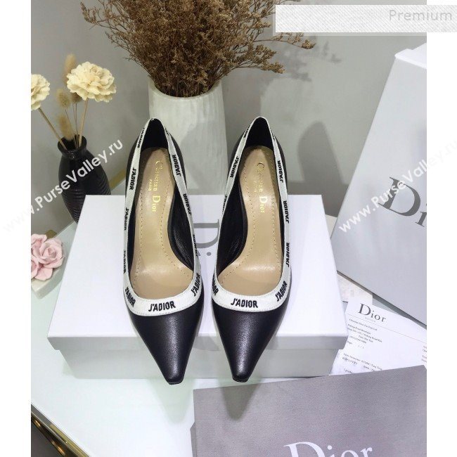 Dior JAdior Mid-Heel Pump in Lambskin and Embroidered Ribbon 2019 (JINC-9112730)