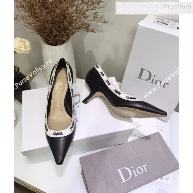 Dior JAdior Mid-Heel Pump in Lambskin and Embroidered Ribbon 2019 (JINC-9112730)
