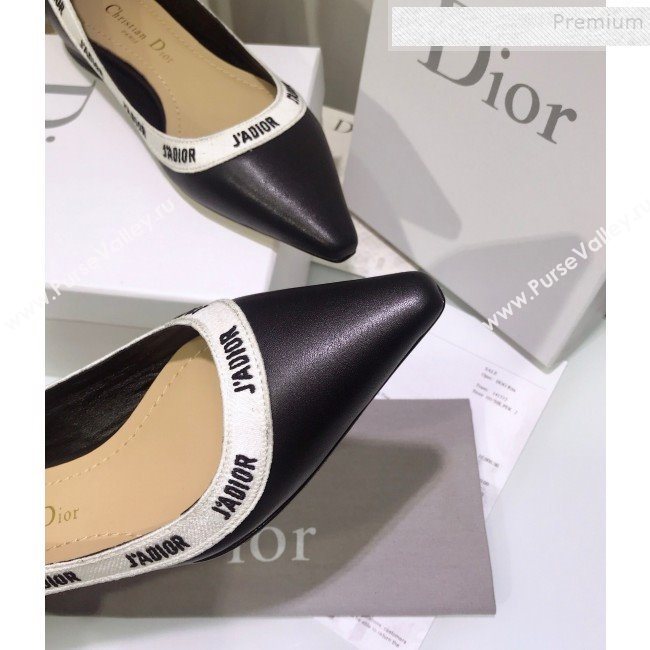 Dior JAdior Flat Pump in Lambskin and Embroidered Ribbon 2019 (JINC-9112731)