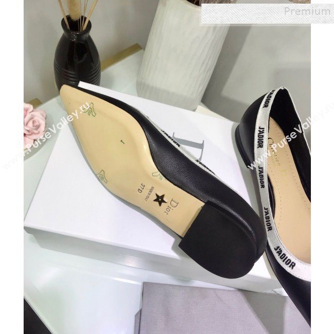 Dior JAdior Flat Pump in Lambskin and Embroidered Ribbon 2019 (JINC-9112731)