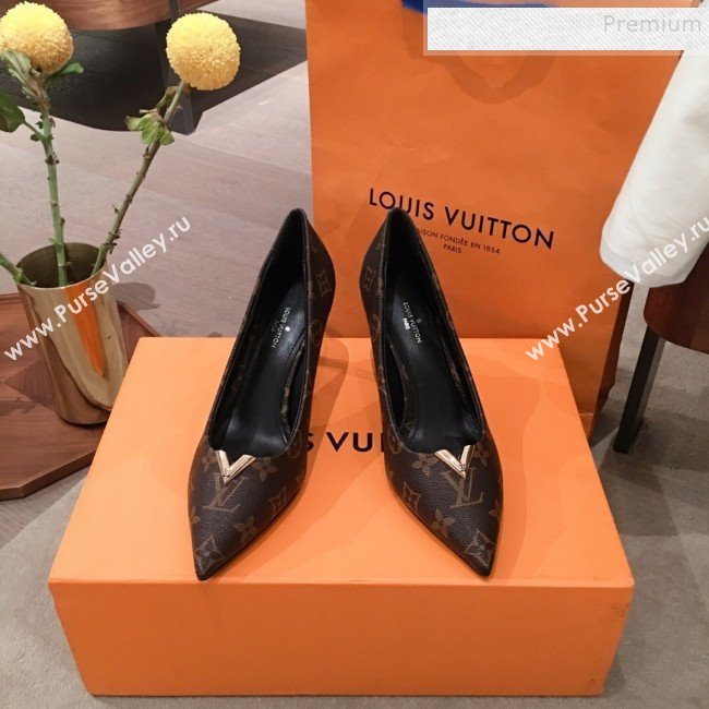 Louis Vuitton Heartbreaker Monogram Canvas V Metal Pump 2019 (KL-9112808)