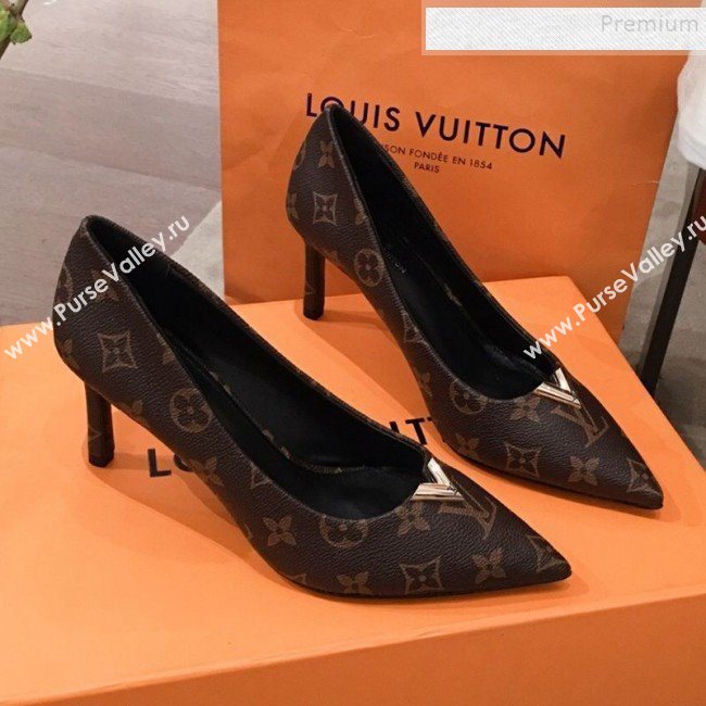 Louis Vuitton Heartbreaker Monogram Canvas V Metal Pump 2019 (KL-9112808)