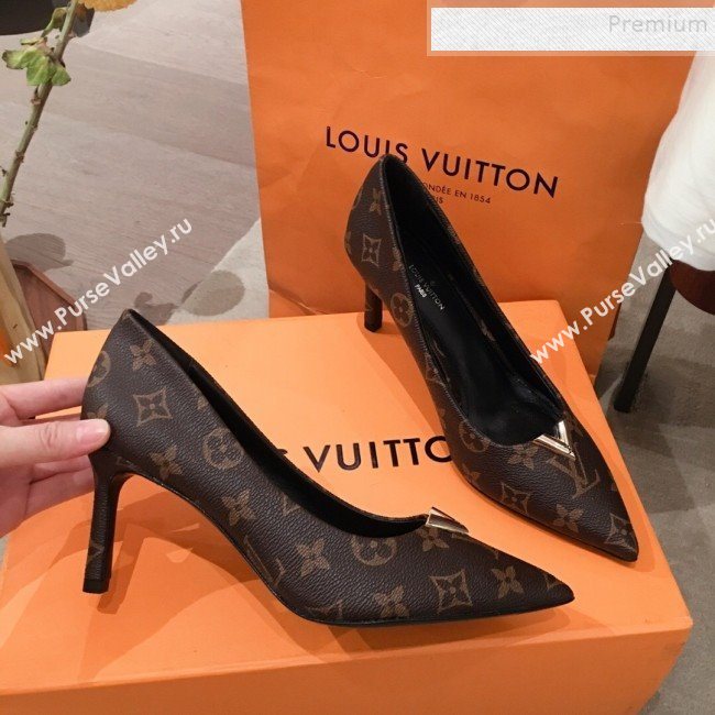 Louis Vuitton Heartbreaker Monogram Canvas V Metal Pump 2019 (KL-9112808)