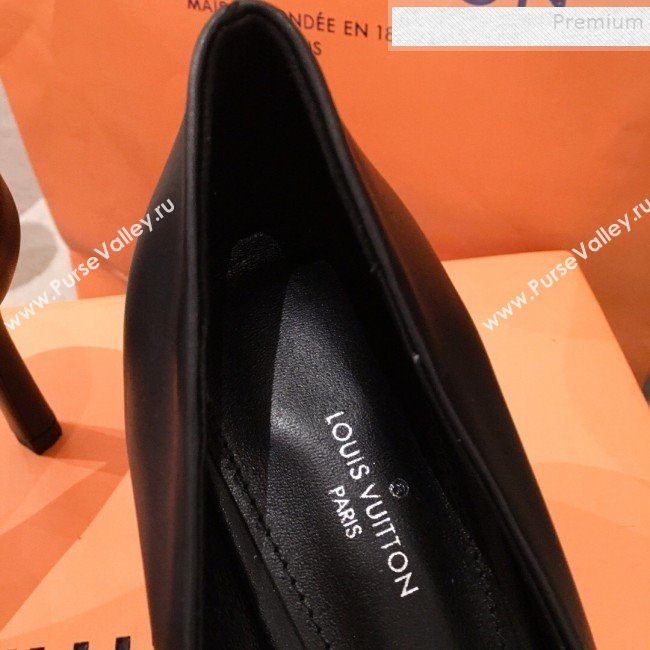 Louis Vuitton Heartbreaker Leather V Metal Pump Black/Gold 2019 (KL-9112809)
