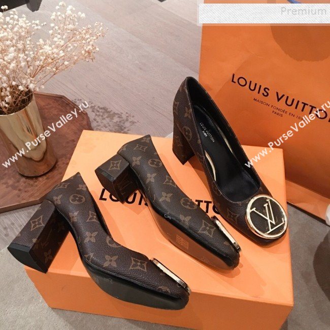 Louis Vuitton Madeleine Monogram Canvas LV Circle Pump 2019 (KL-9112812)