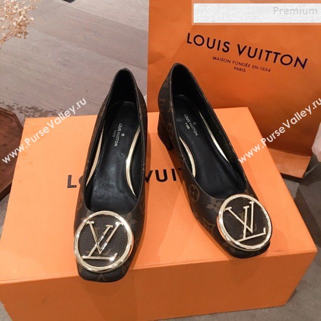 Louis Vuitton Madeleine Monogram Canvas LV Circle Pump 2019 (KL-9112812)