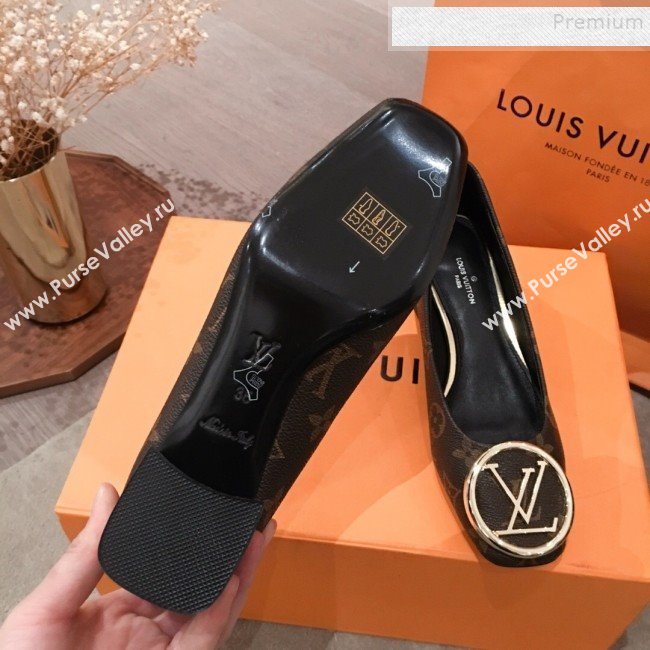 Louis Vuitton Madeleine Monogram Canvas LV Circle Pump 2019 (KL-9112812)