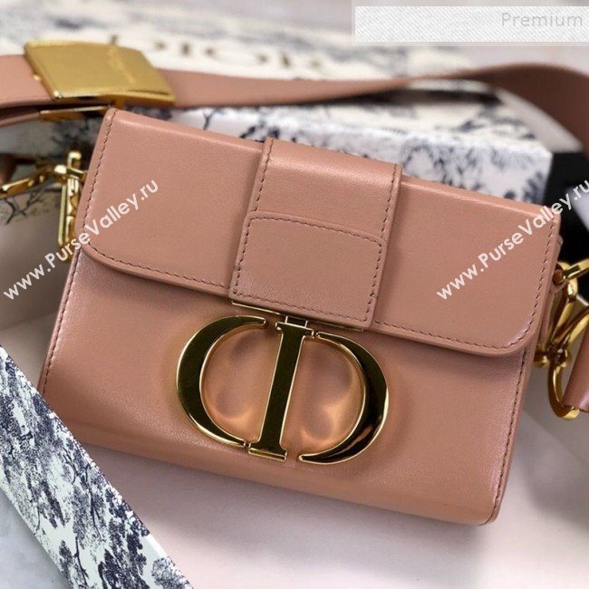 Dior 30 Montaigne CD Leather Mini Box Shoulder Bag Pink 2019 (BINF-9112640)