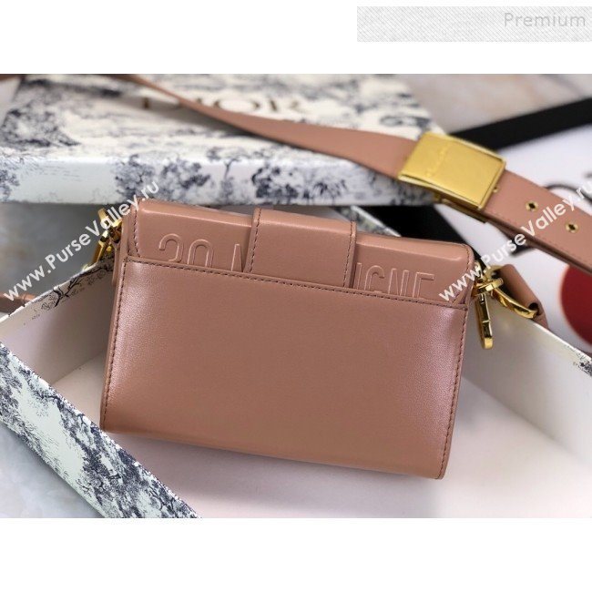Dior 30 Montaigne CD Leather Mini Box Shoulder Bag Pink 2019 (BINF-9112640)