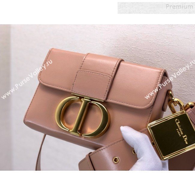 Dior 30 Montaigne CD Leather Mini Box Shoulder Bag Pink 2019 (BINF-9112640)