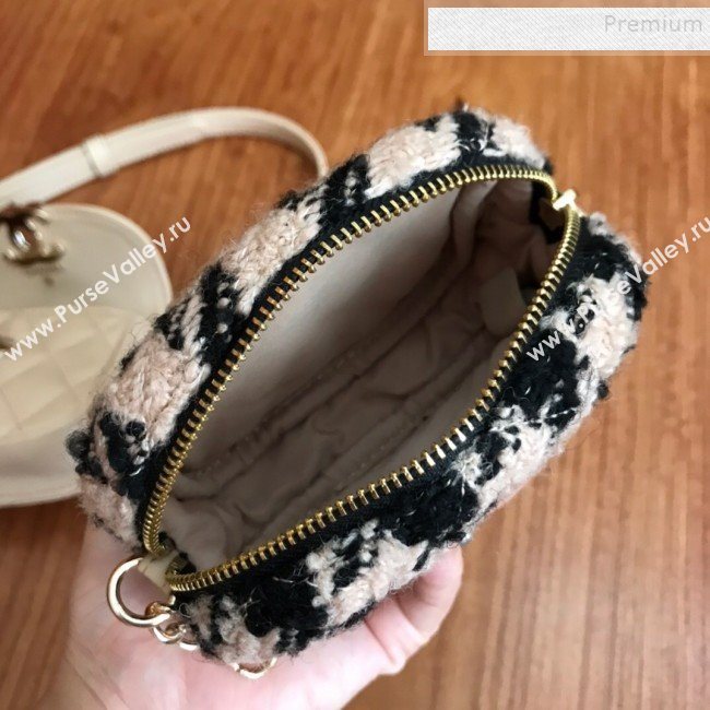 Chanel Quilted Leather Waist Bag and Coin Purse AP0743 Black/Beige 2019 (FM-9112916)