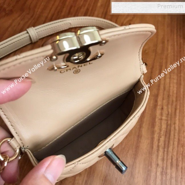 Chanel Quilted Leather Waist Bag and Coin Purse AP0743 Black/Beige 2019 (FM-9112916)