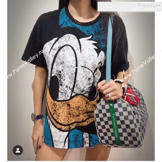 Louis Vuitton Speedy Bandouliere 30 Damier Canvas Top Handle Bag N40236 Black/White 2019 (KD-9112917)