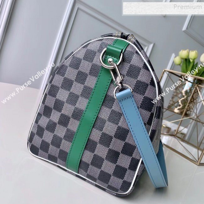 Louis Vuitton Speedy Bandouliere 30 Damier Canvas Top Handle Bag N40236 Black/White 2019 (KD-9112917)