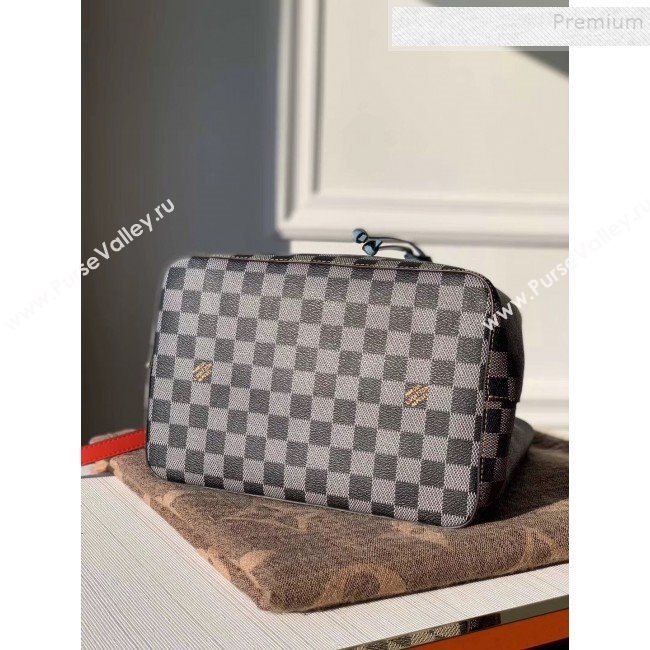 Louis Vuitton NéoNoé MM Damier Canvas Bucket Bag N40229 Black/White 2019 (KD-9112918)