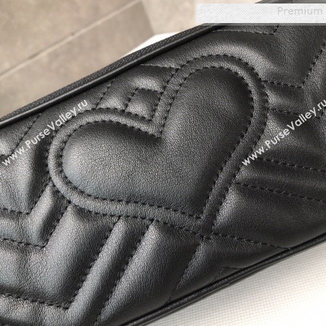 Gucci GG Marmont Mini Chain Bag 546581 Black 2019 (DLH-9112919)