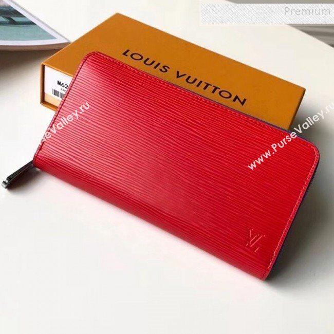 Louis Vuitton Zippy Epi Leather Wallet M62304 Red 2019 (KIKI-9092931)