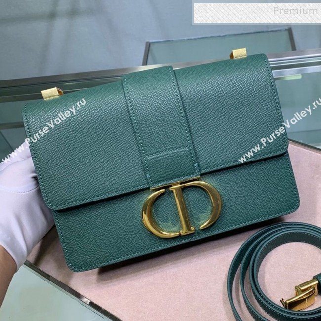 Dior 30 Montaigne CD Flap Bag in Palm-Grained Leather Green 2019 (XYD-9093013)