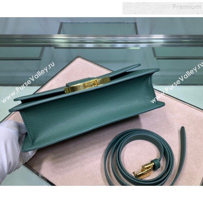 Dior 30 Montaigne CD Flap Bag in Palm-Grained Leather Green 2019 (XYD-9093013)