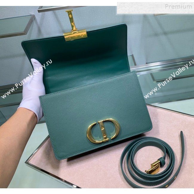 Dior 30 Montaigne CD Flap Bag in Palm-Grained Leather Green 2019 (XYD-9093013)