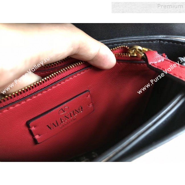 Valentino Medium VRing Calfskin Shoulder Bag 0004M Nude/Apricot 2019 (JIND-9101236)