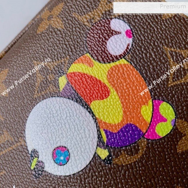 Louis Vuitton Monogram Canvas Mini Pochette Accessoires Pouch M51960 Panda Print 2019 (KD-9100736)