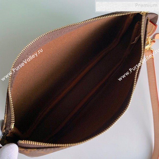 Louis Vuitton Monogram Canvas Mini Pochette Accessoires Pouch M51960 Panda Print 2019 (KD-9100736)