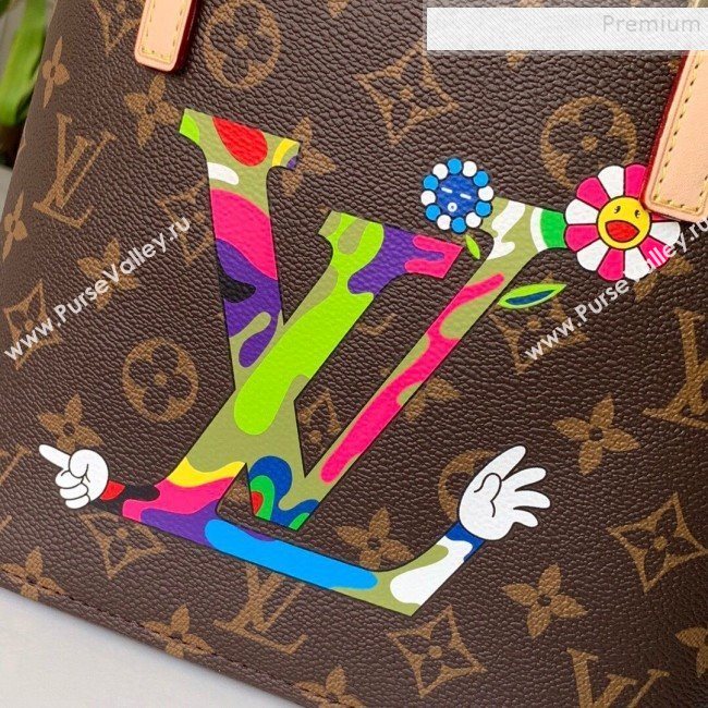 Louis Vuitton Monogram Canvas Bucket Bag M51172 Logo Print 2019 (KD-9100738)