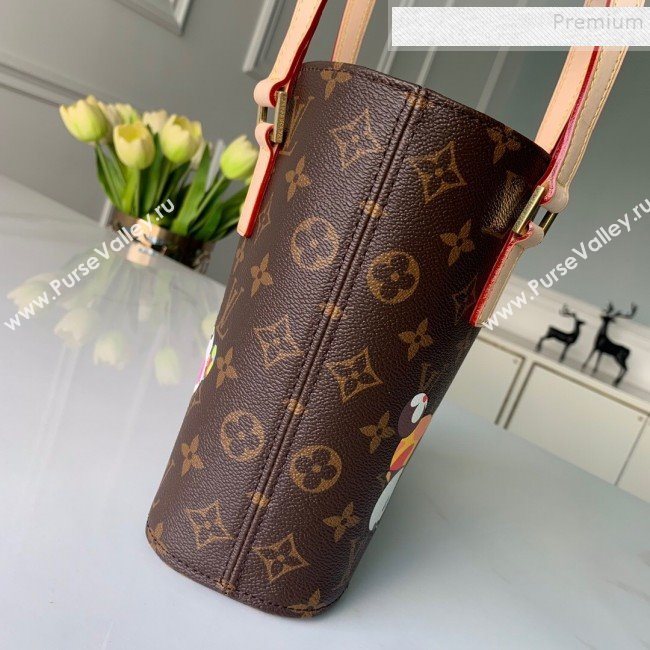 Louis Vuitton Monogram Canvas Bucket Bag M51172 Panda Print 2019 (KD-9100739)