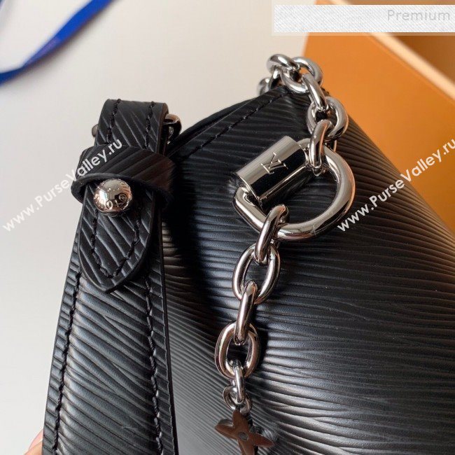 Louis Vuitton Epi Leather Flower Twist MM M55411 Black 2019 (KD-9100756)