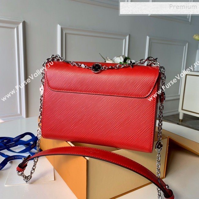 Louis Vuitton Epi Leather Flower Twist MM M55411 Red 2019 (KD-9100755)