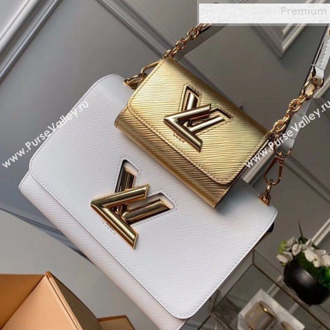 Louis Vuitton Epi Leather Twist Bag Set M50282 White/Gold 2019 (KIKI-9100759)