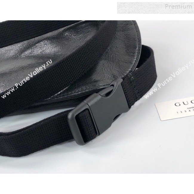 Gucci Mens Leather Belt Bag 575857 Black 2019 (MINGH-9100803)